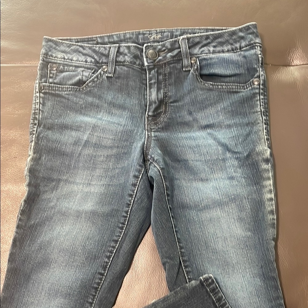 Jessica Simpson Blue Skinny Jeans with Faded Wash